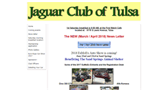 Desktop Screenshot of jaguarcluboftulsa.com